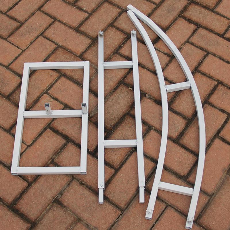 1.5/1.8/2.1/2.4m Electroplated Arc-Shaped Arch Wedding Flower Stand - Uflower