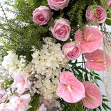 Wedding Green Strip Party Background Flower Arch Decoration - Uflower