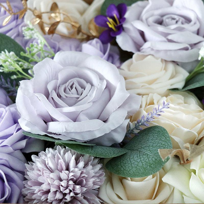 Simulation Silk Flowers Flower Box Valentine's Day Birthday DIY Hand Held Gift Set - Uflower