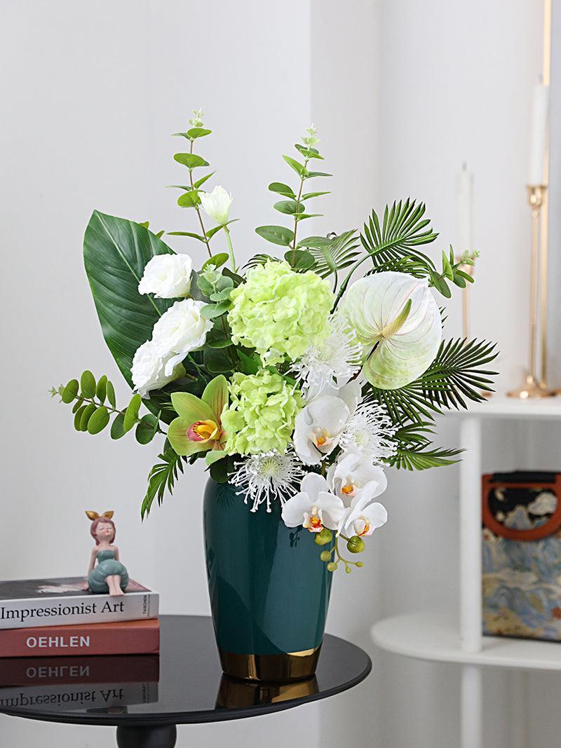 Simulation flowers fake flowers living room furnishings high-grade table arrangement floral art ornaments - Uflower