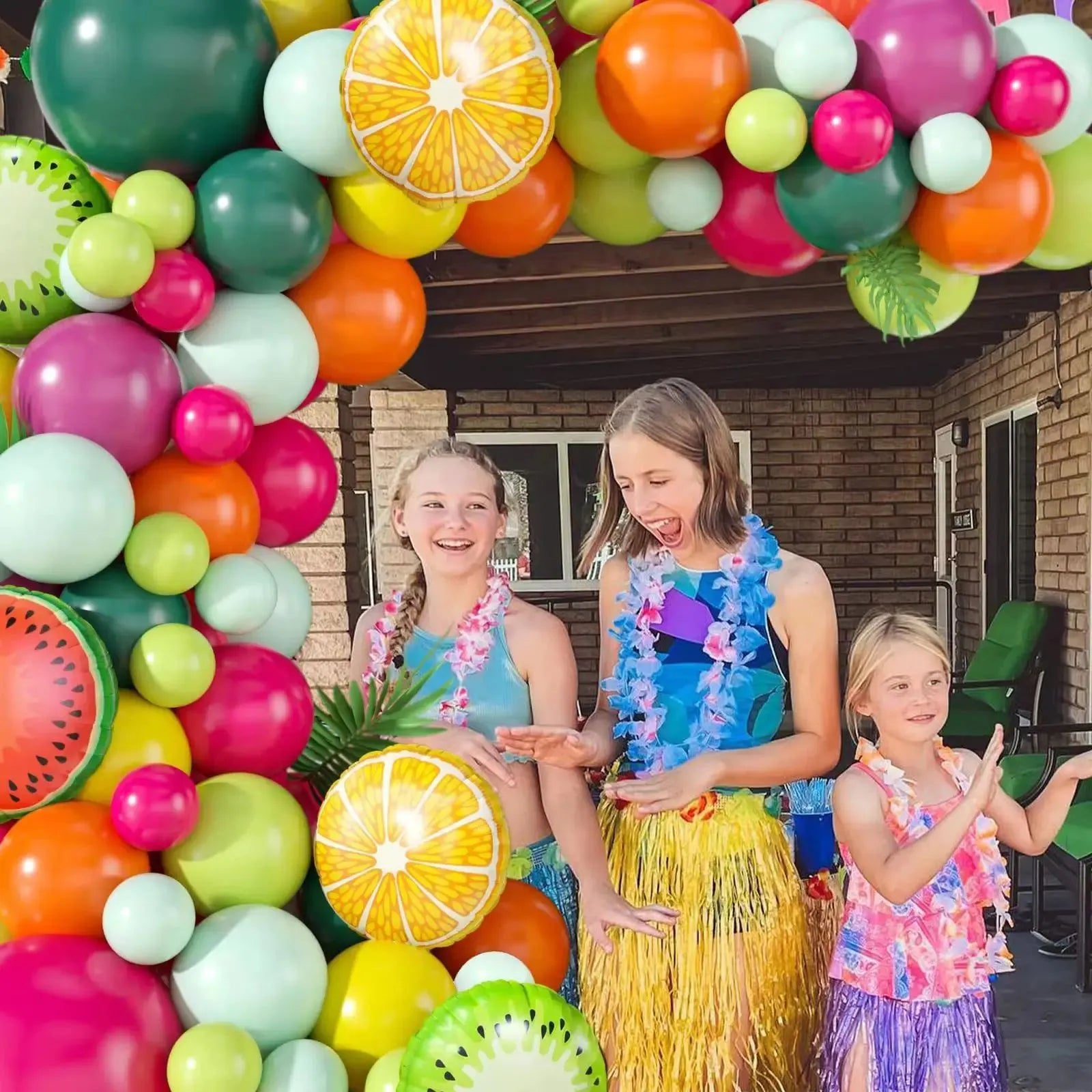Uflower Hawaiian Themed Party Balloons Set DD03195