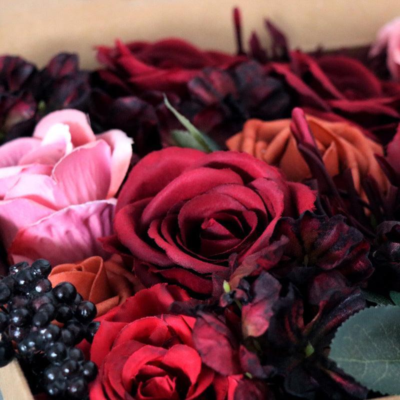 Simulation Rose Boxed Flowers Wedding Birthday Party Gift Flower Boxes - Uflower