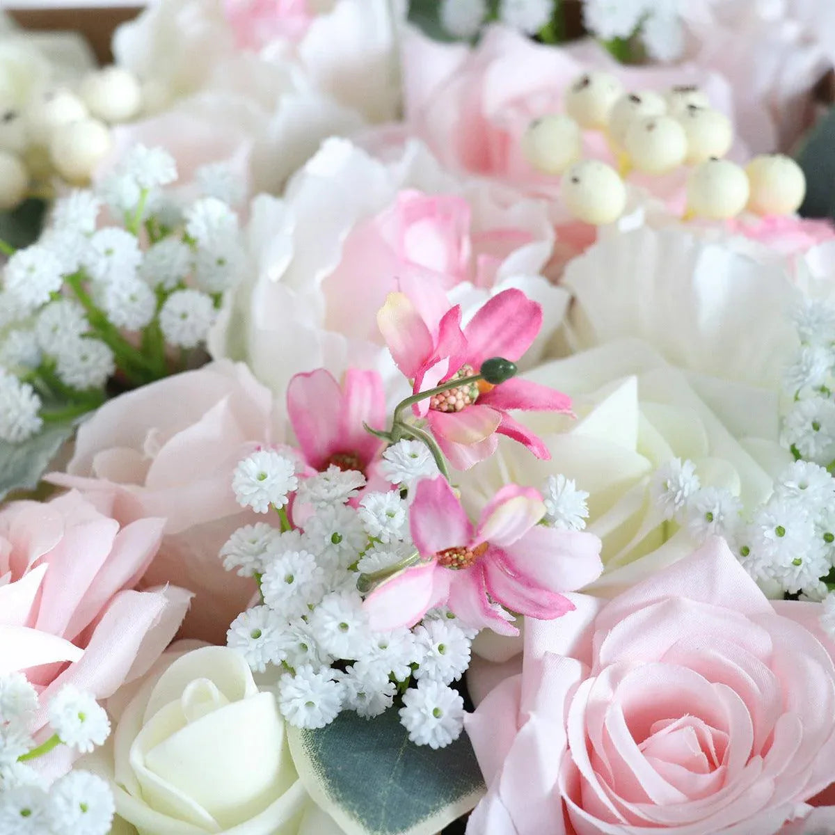 Simulation Flower Box Birthday Valentine's Day Day Gift Boxed Flowers Diy Wedding Bridal Bouquet - Uflower