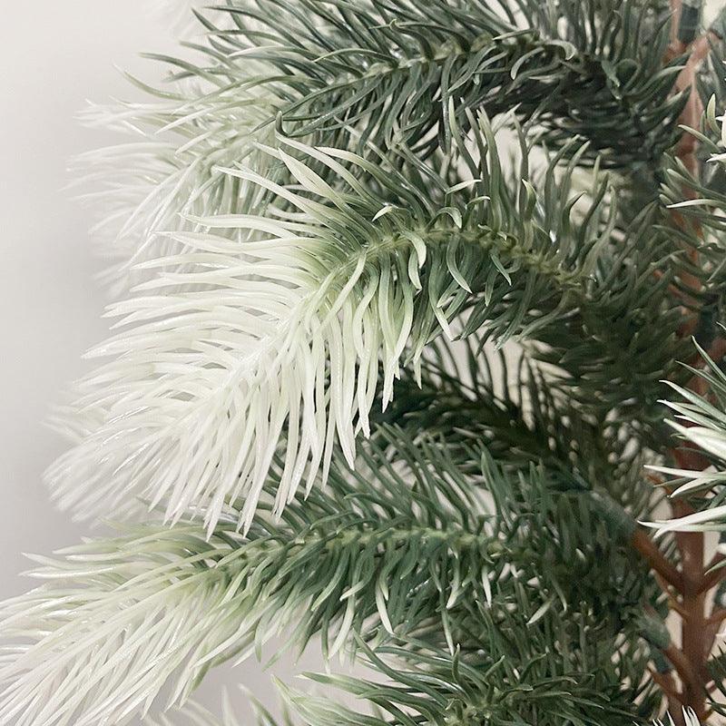 Simulation pine needle stakes Christmas Christmas tree home indoor table decorations artificial pine needle stakes - Uflower