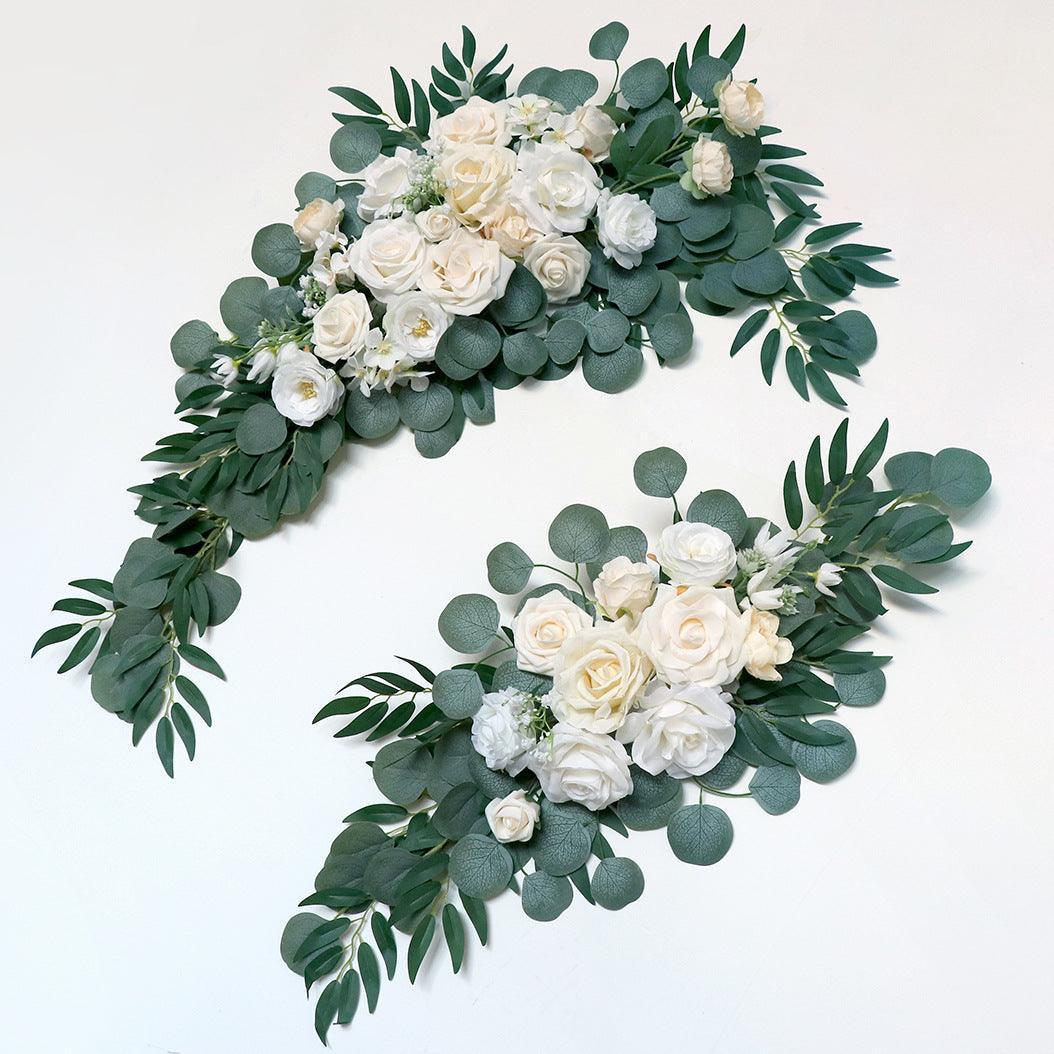 2023 new wedding arch flower decoration Mori outdoor wedding scene decoration - Uflower