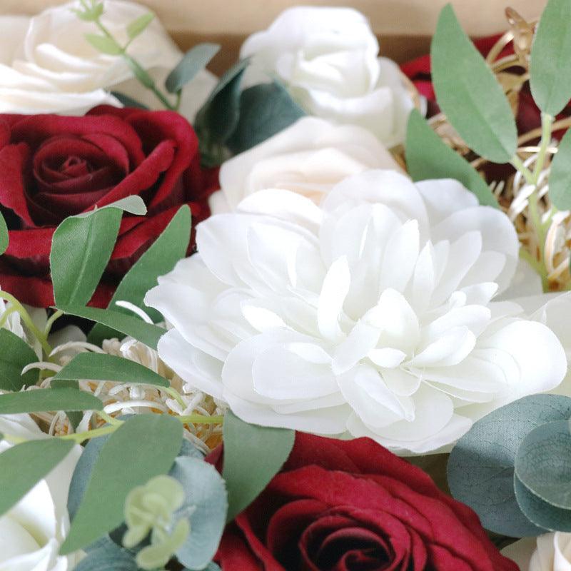 Simulation Flowers Boxed Flowers Western Wedding Bridal Bouquet Birthday Party Gift - Uflower
