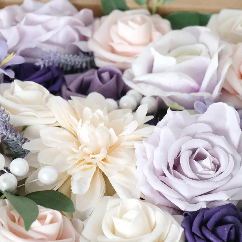 Simulation Flowers Boxed Flowers New Knot Birthday Wedding Accompaniment Gift Box Flowers Diy - Uflower