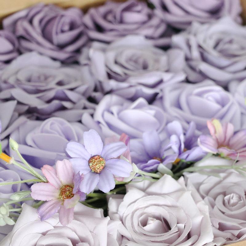 Wedding Boxed Flowers Birthday Party Simulated Flowers Gift Flower Boxes - Uflower