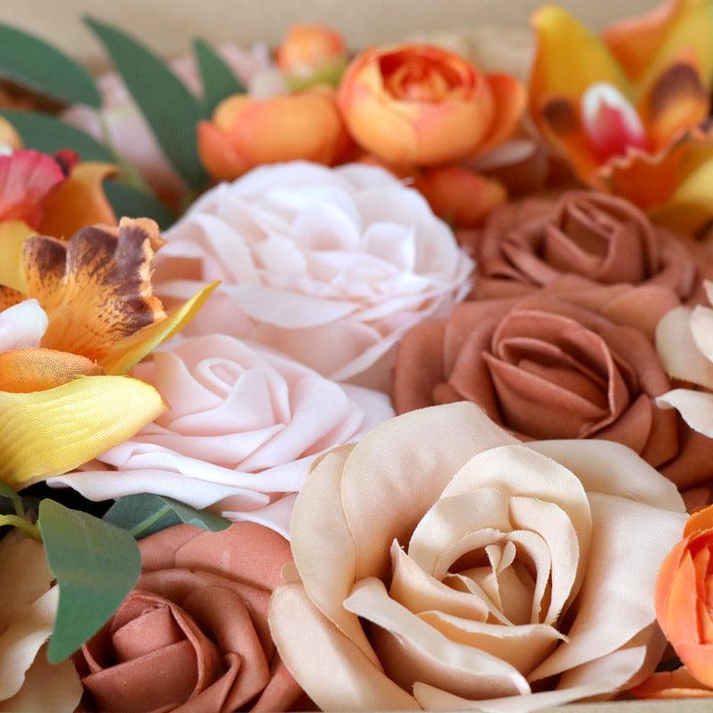 Simulation Flowers Boxed Flowers Wedding Wedding Anniversary Bride Bridesmaid Handbags - Uflower