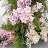 Wedding Green Strip Party Background Flower Arch Decoration - Uflower