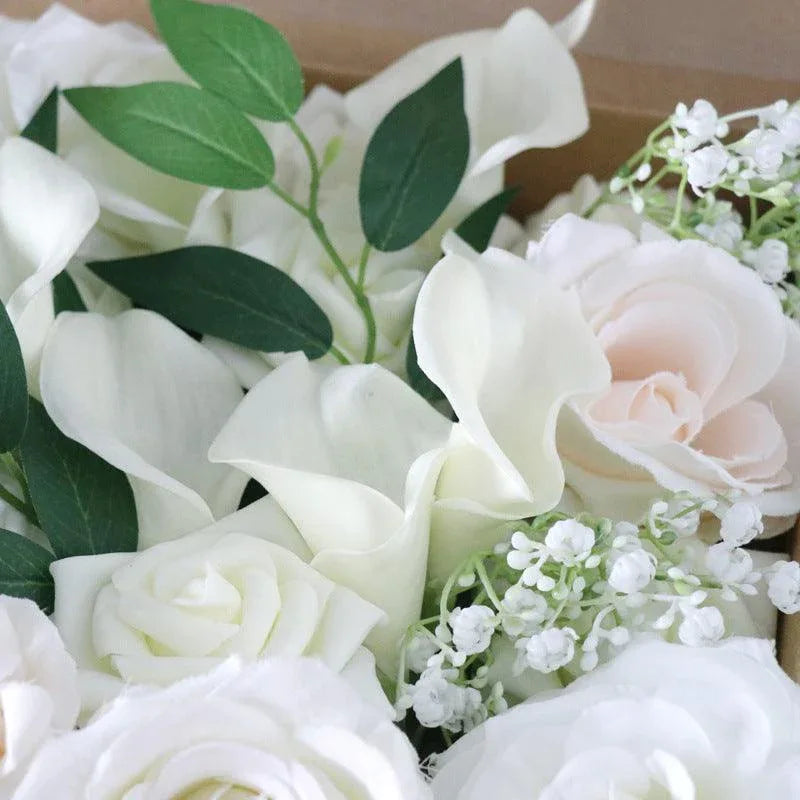 Simulation Boxed Flowers PU Calla Lily Gift Flower Box Diy Wedding Bridal Hand Flower - Uflower