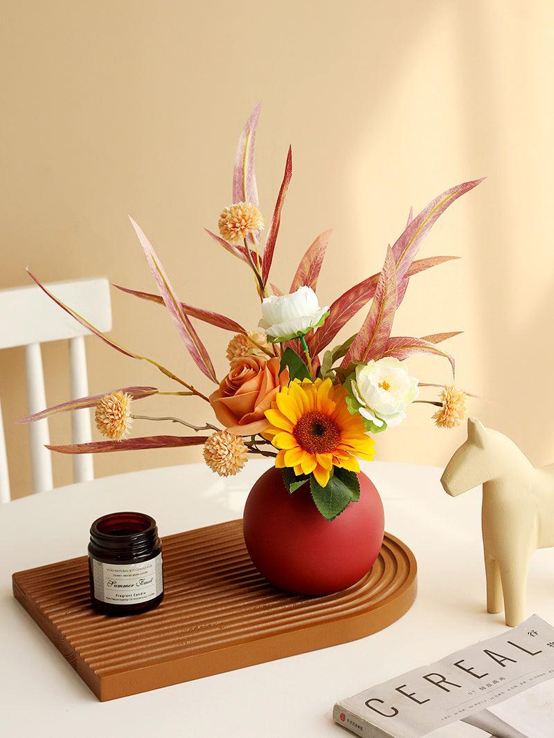 Simulation Flower Vase Flower Arrangement Home Table Flower Arrangement - Uflower