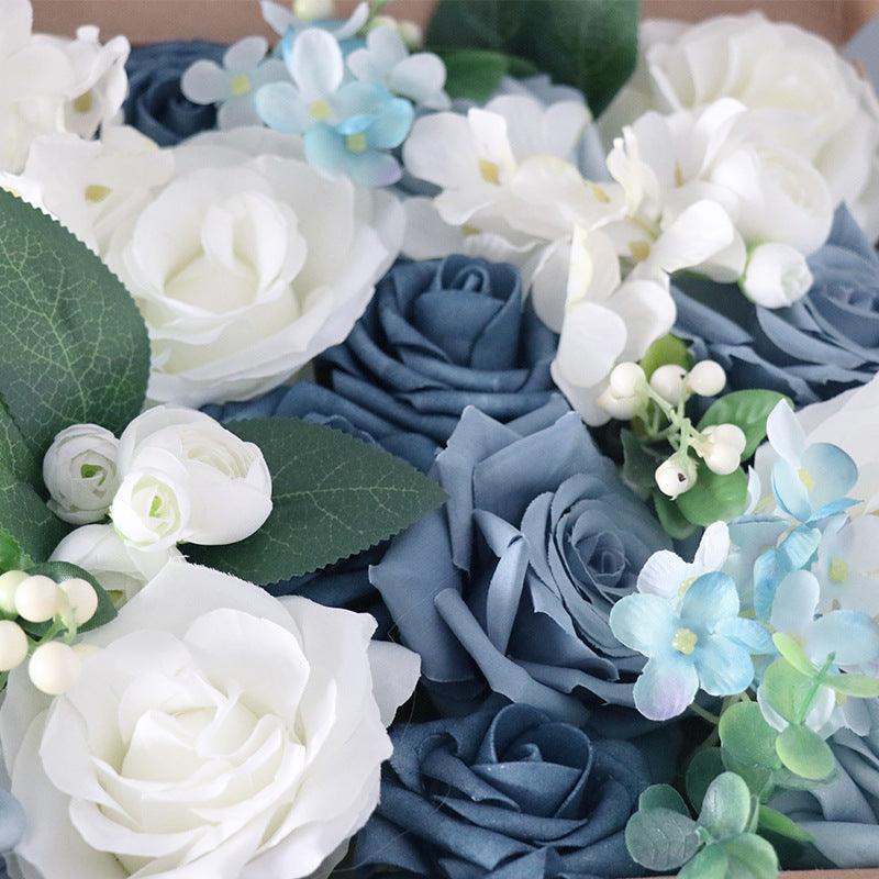 European wedding simulation boxed flowers bridal hand bouquet wedding companion gift - Uflower