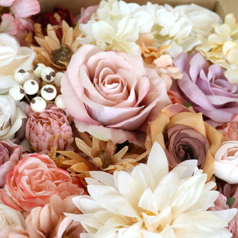 Simulation Boxed Flowers Proposal Birthday Party Gift Flower Box Wedding Diy Bride - Uflower