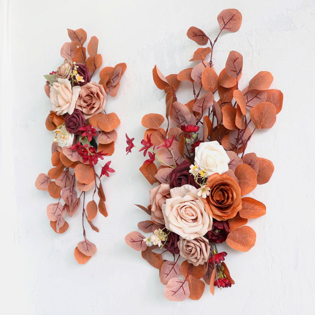 Autumn Rose Table Flower Wedding Decoration Simulation Flower Banquet Flower Art - Uflower