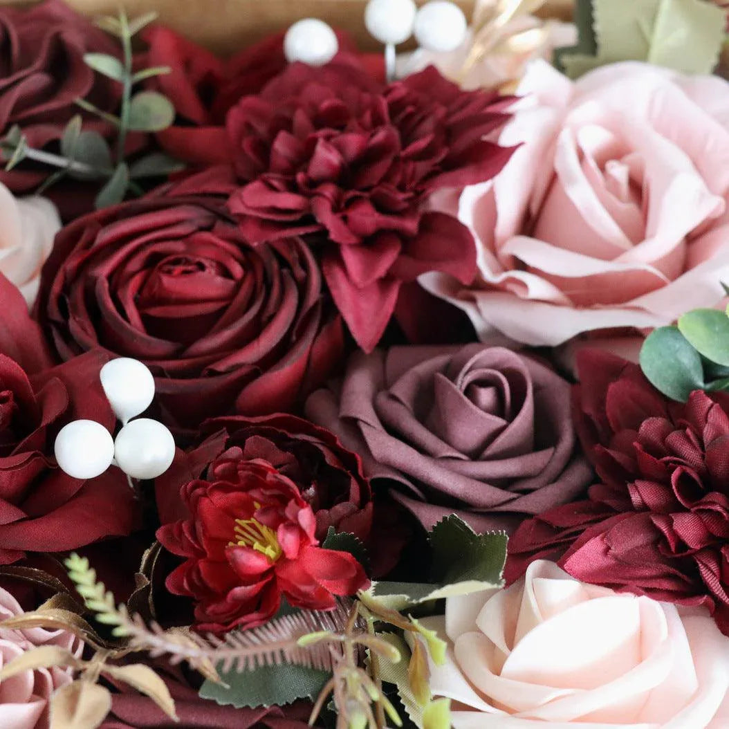 European Simulation Flower Box Wedding Banquet Handmade Gift Box Flower Holiday Diy Decoration - Uflower