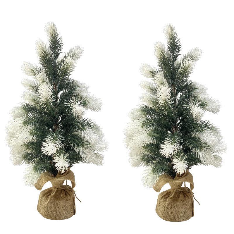 Simulation pine needle stakes Christmas Christmas tree home indoor table decorations artificial pine needle stakes - Uflower