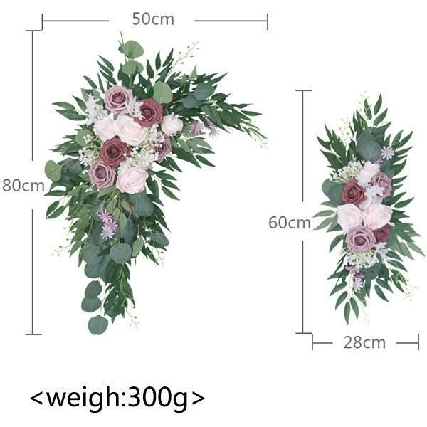 Rustic Wedding Arch Hanging Corner Floral Decor - Uflower