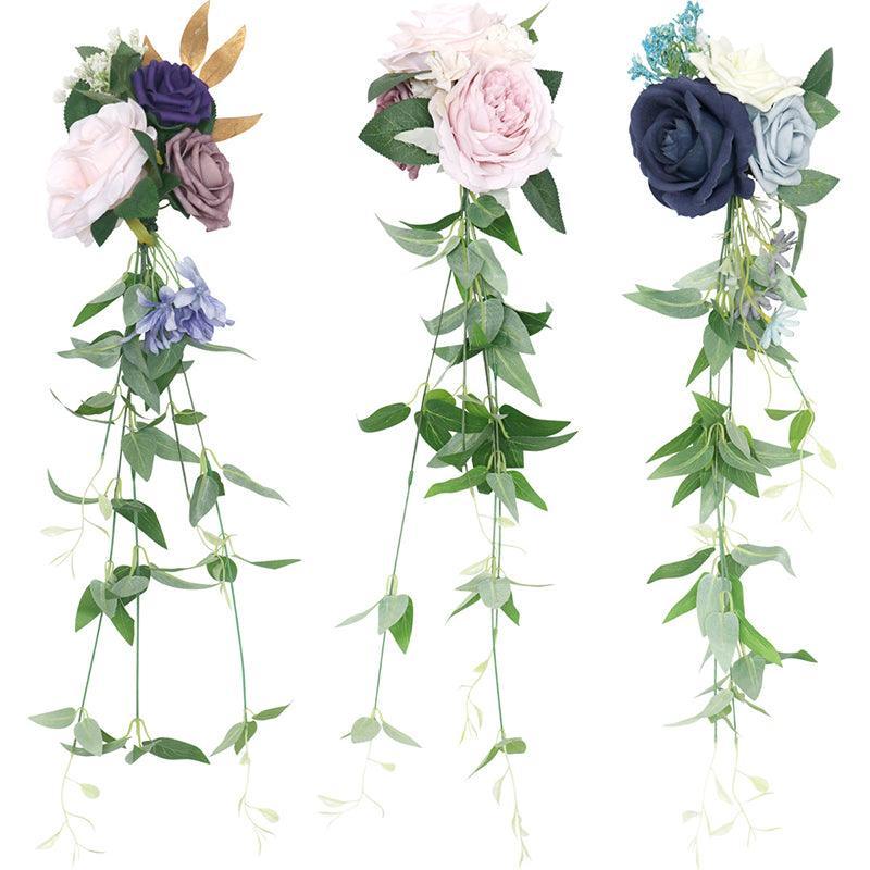 Simulated Huasen series wedding welcome sign, chair back flower decoration - Uflower