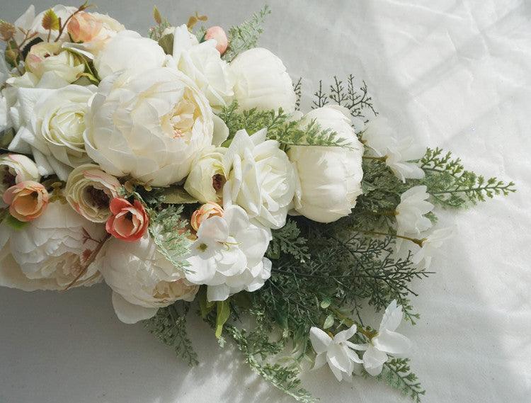 New Bride's peony rose drooping bouquet - Uflower