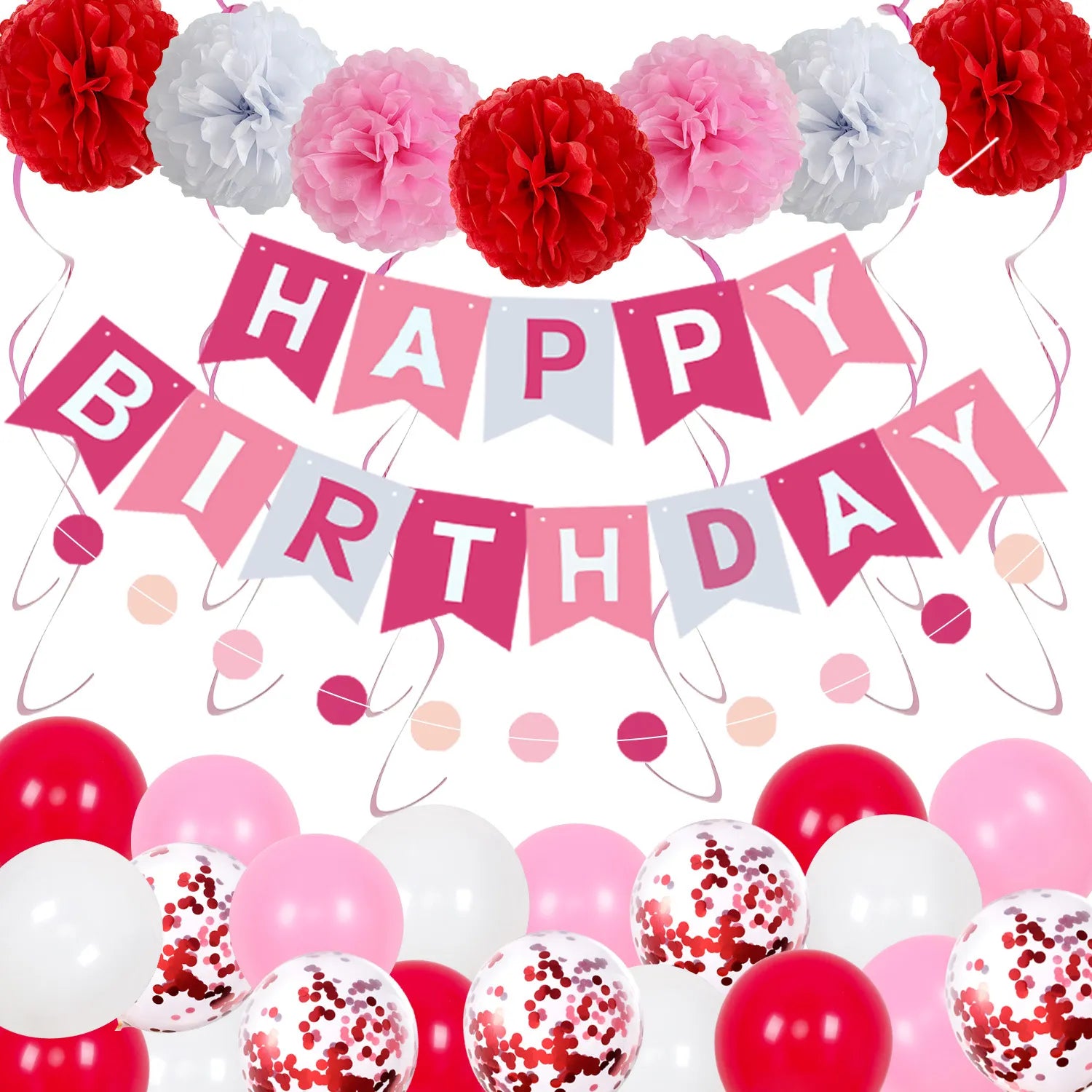 Uflower Birthday Party Balloon Set DD03199