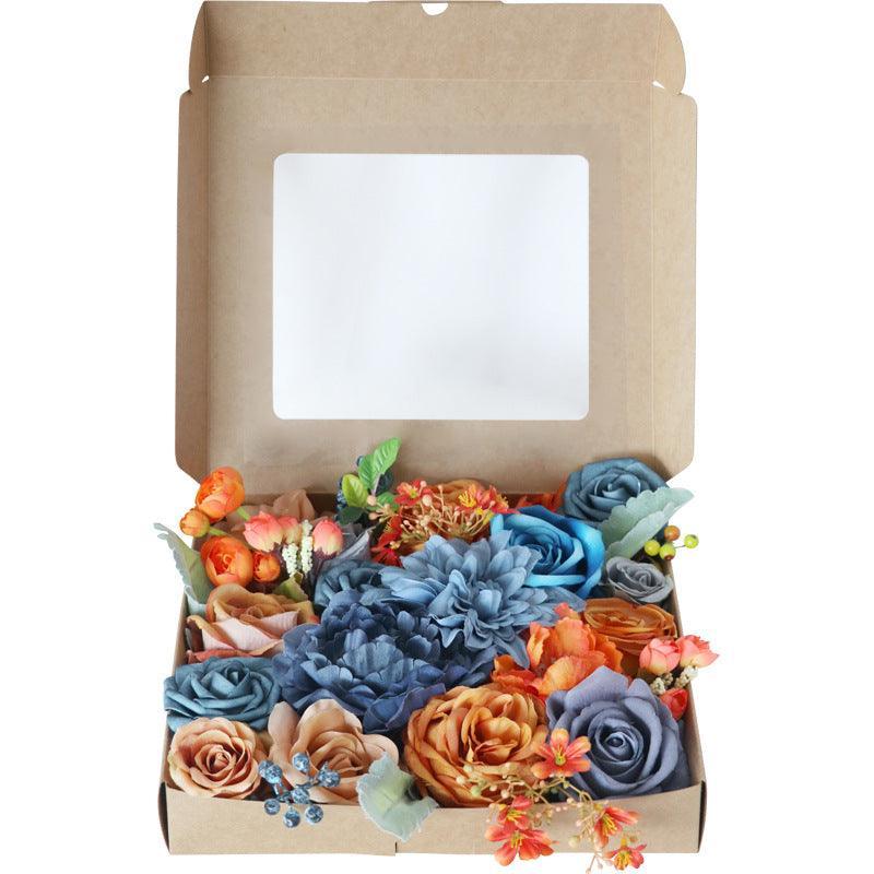 New European Style Boxed Flowers Wedding Birthday Party Simulation Gift Flower Boxes - Uflower