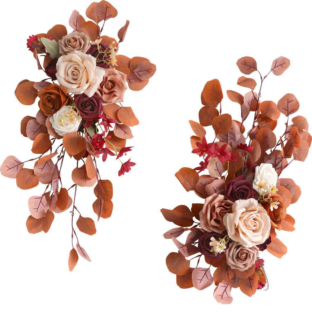 Autumn Rose Table Flower Wedding Decoration Simulation Flower Banquet Flower Art - Uflower