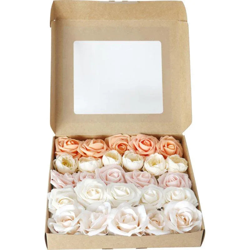 European wedding gift boxed flowers simulation rose box Valentine's Day birthday gift box flower wedding - Uflower
