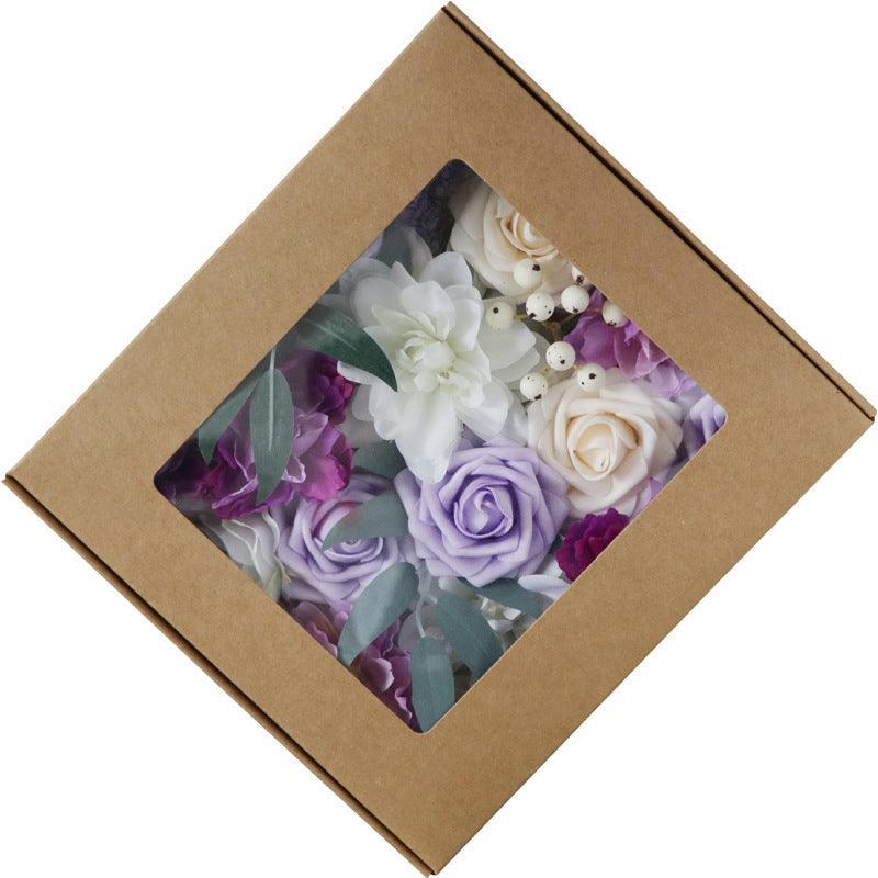 Simulation Flower Flower Box Valentine's Day Christmas Birthday Gift Box Wedding Bride Bridesmaid - Uflower