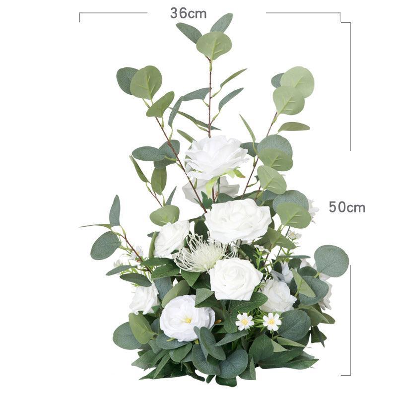 Simulated Flower Wedding Table Flower Road Guide Ground Flower Decoration Flower Ball - Uflower