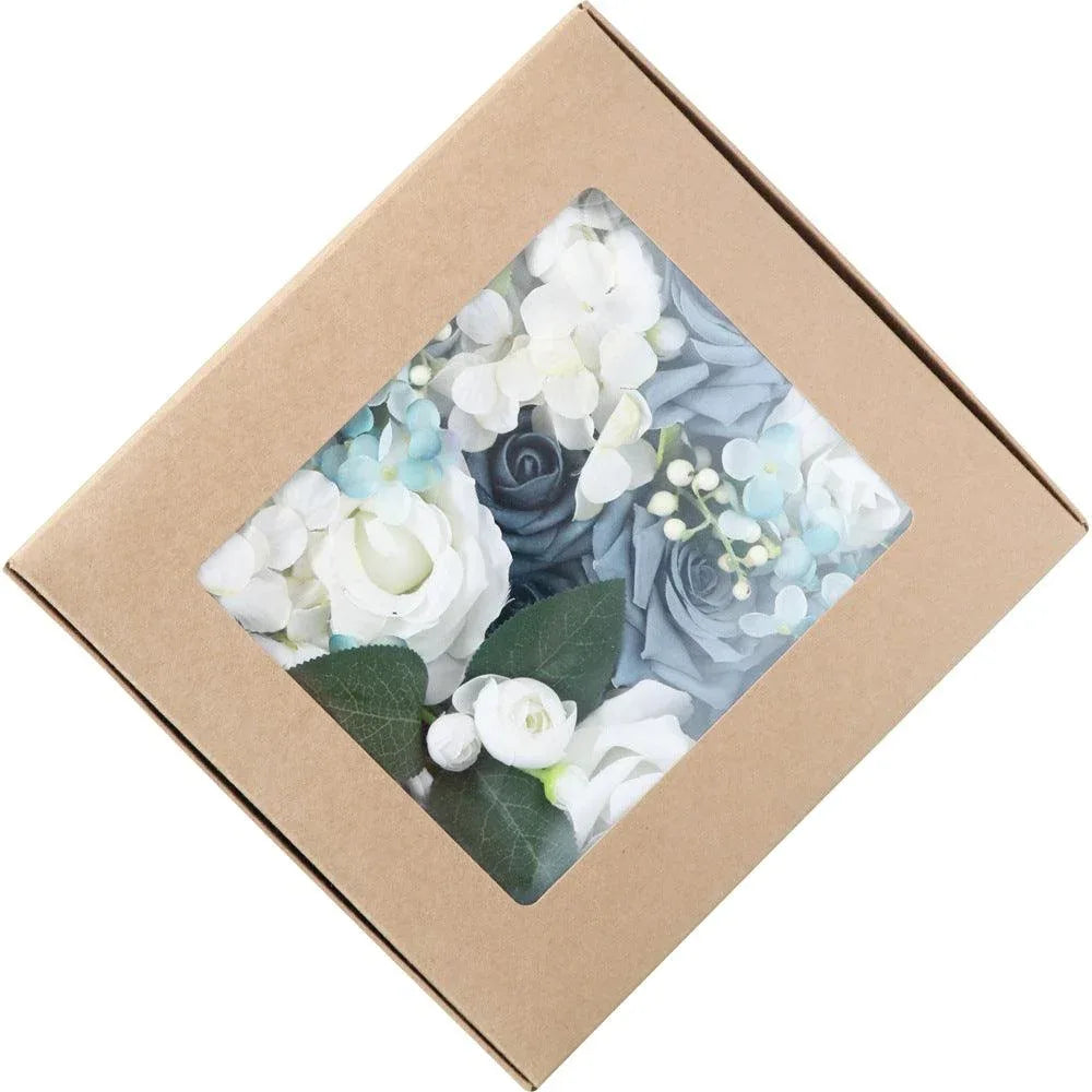 European wedding simulation boxed flowers bridal hand bouquet wedding companion gift - Uflower