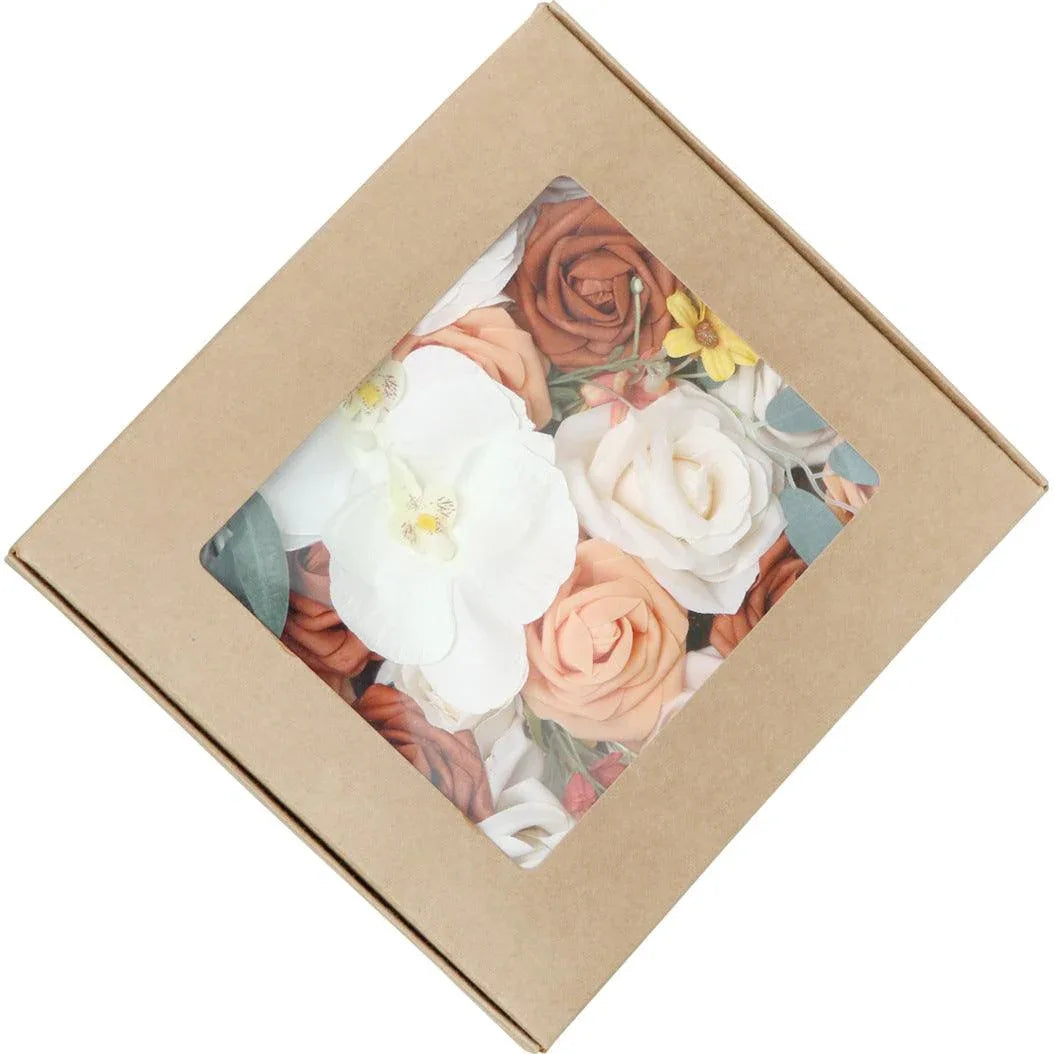 Simulation Flowers Boxed Flowers Wedding Birthday Party Gift Flower Box DIY Home Decoration Flowers - Uflower