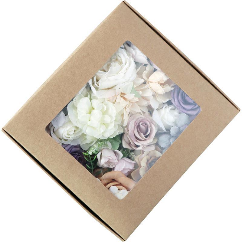 Simulation Boxed Flowers Valentine's Day Wedding Gift Flower Box Diy Bridal Bouquet - Uflower
