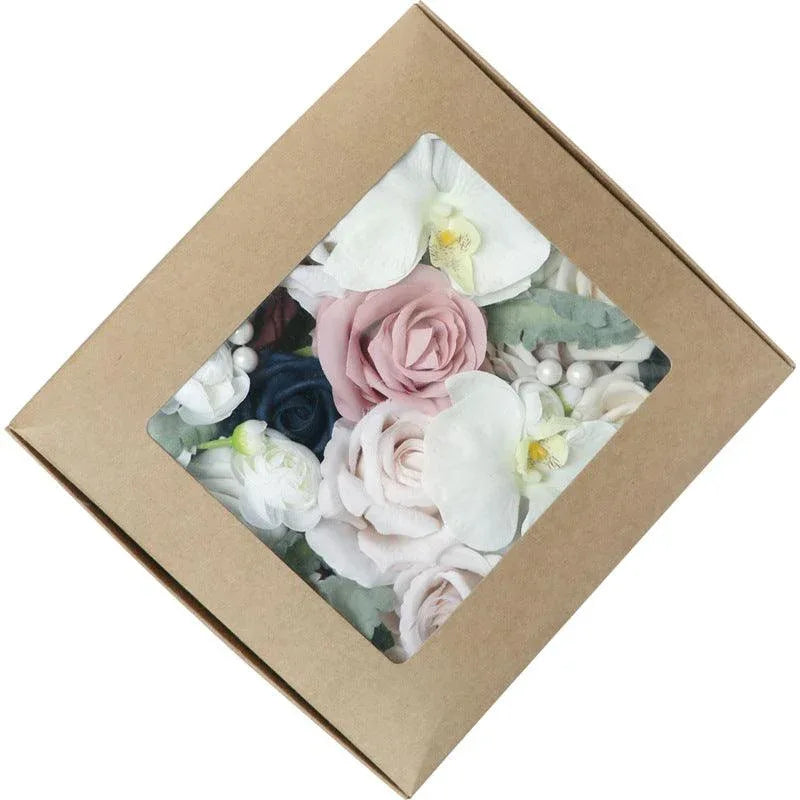Simulation Flowers Boxed Flowers Mori Wedding Handmade Gift Box Flowers Diy Holiday Home - Uflower