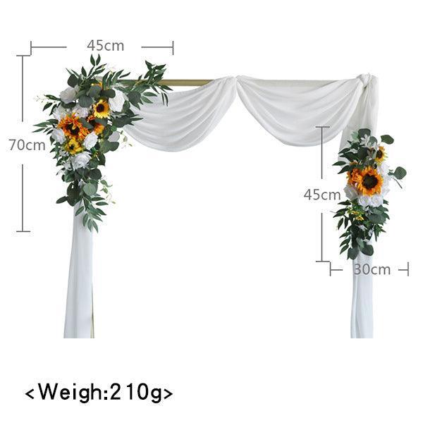 Simulation Sunflower Wedding Hanging Corner Floral Decor - Uflower