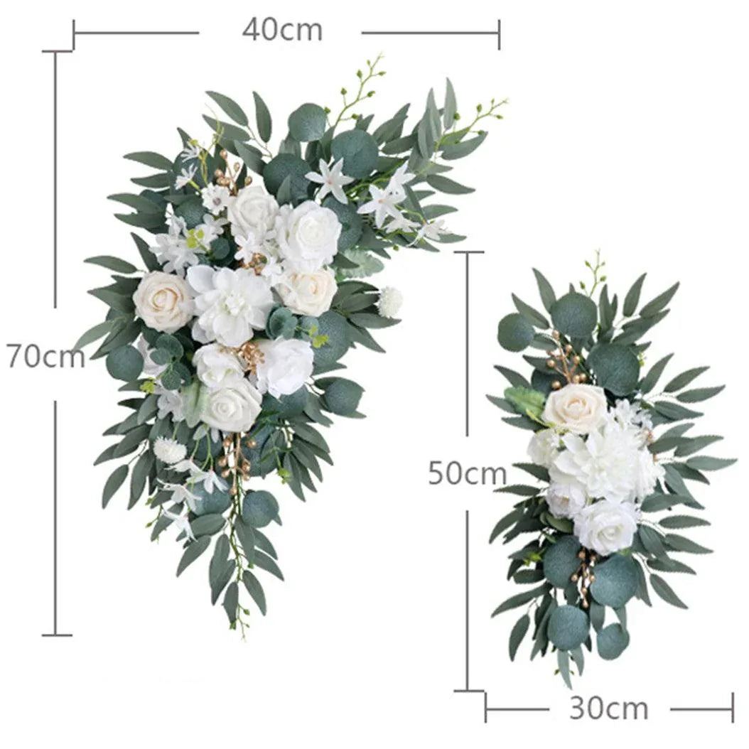 Wedding Arch Flower Simulation Rose Welcome Sign Wedding Party - Uflower