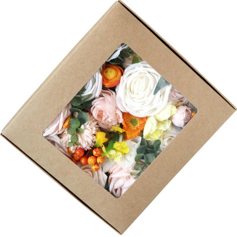 Simulation flower box wedding valentine's day hand bouquet gift box birthday teacher's day gift box - Uflower