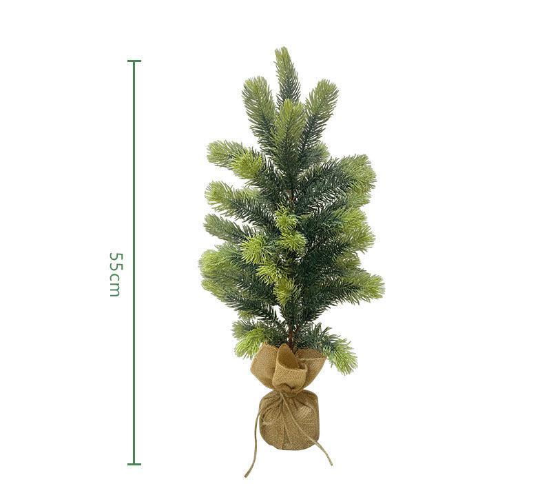 Simulation pine needle stakes Christmas Christmas tree home indoor table decorations artificial pine needle stakes - Uflower
