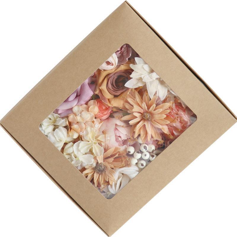 Simulation Boxed Flowers Proposal Birthday Party Gift Flower Box Wedding Diy Bride - Uflower