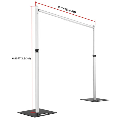 3x3m Adjustable Aluminum Alloy Wedding Flower Stand - Uflower