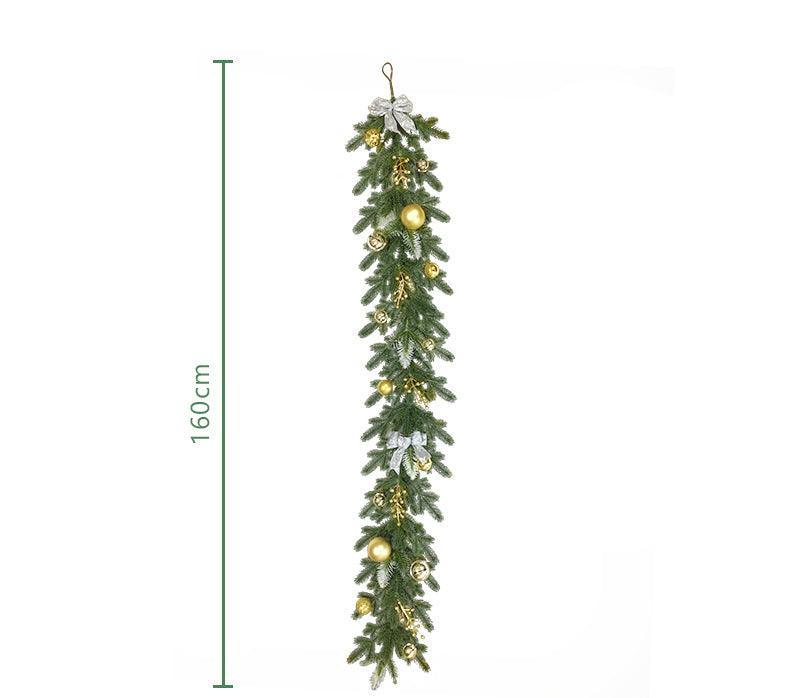 Simulation Pine Needle RattanChristmas FlowersColour BallsBellsIndoor DecorationArtificial Pine Needle Rattan - Uflower