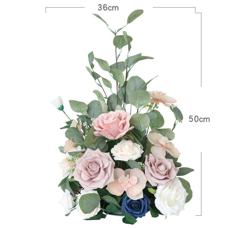 Simulated Flower Wedding Table Flower Road Guide Ground Flower Decoration Flower Ball - Uflower
