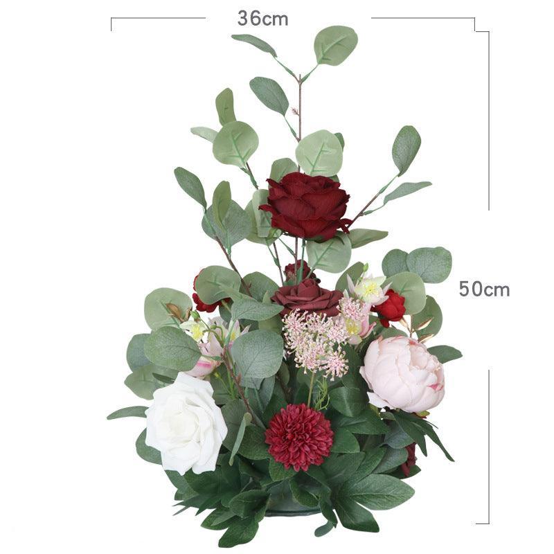Simulated Flower Wedding Table Flower Road Guide Ground Flower Decoration Flower Ball - Uflower