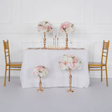 Uflower Pink Table Centerpiece Floral Ball Wedding Table Decoration MB80057 - Uflower