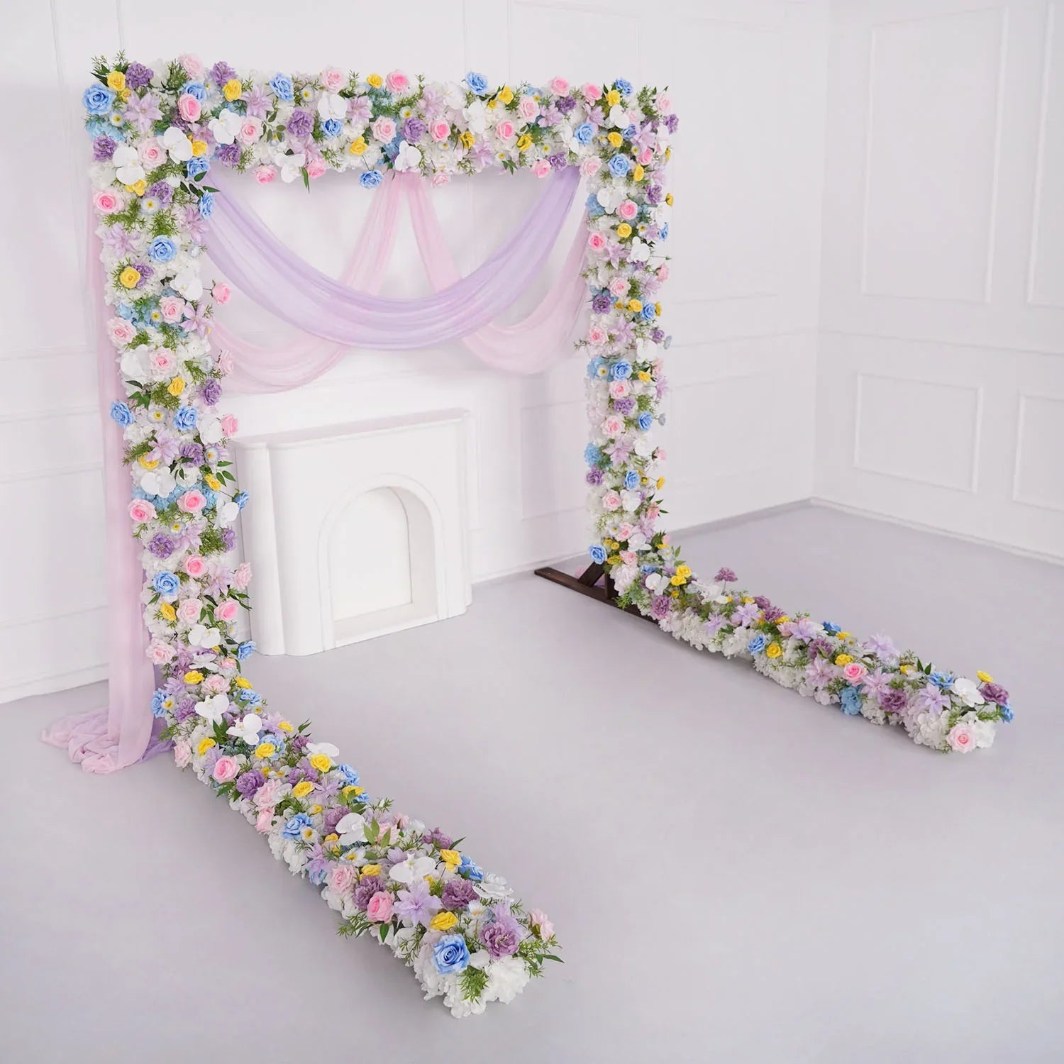 Uflower Colored Table Runner Arrangement Wedding Backdrop Wall Decor M