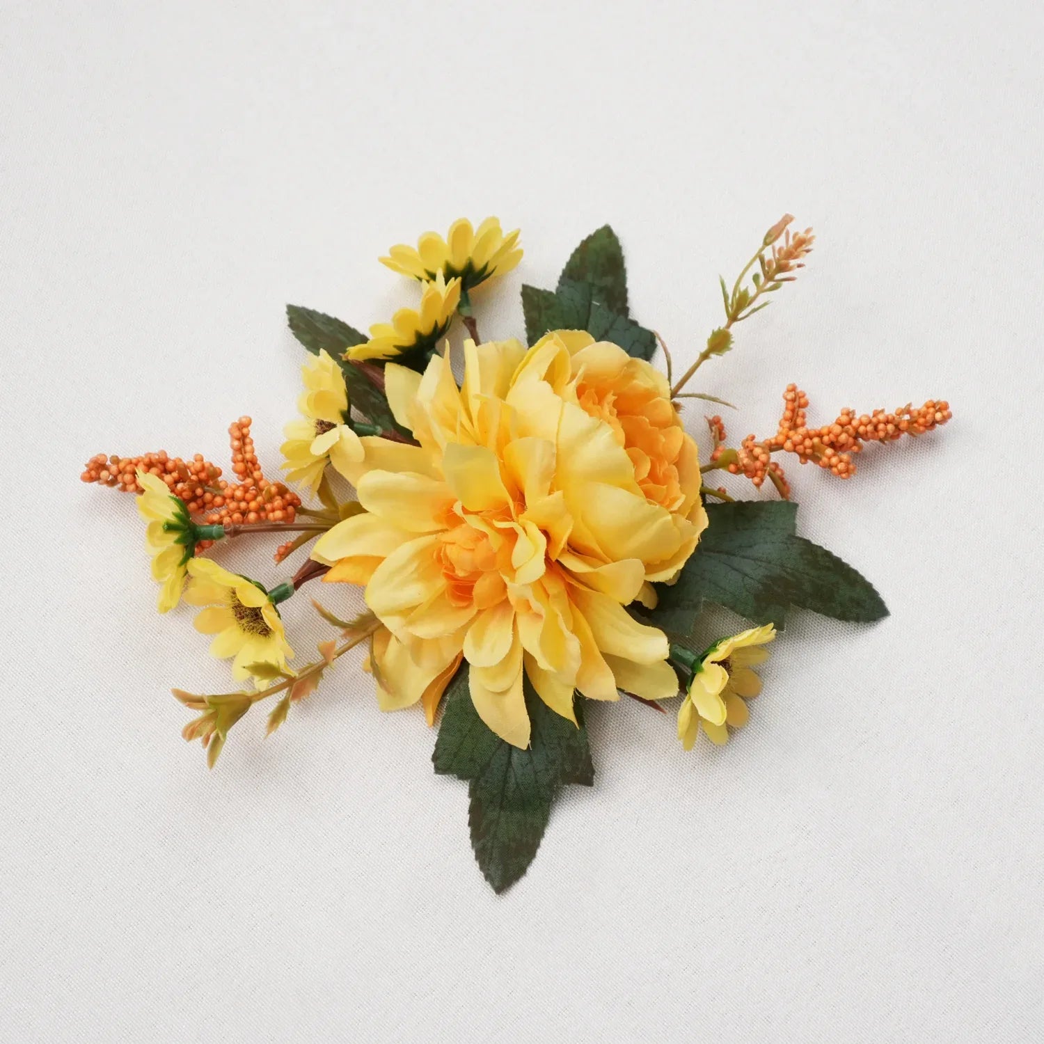 Uflower Wrist Corsages in Yellow MG80003-04 - Uflower