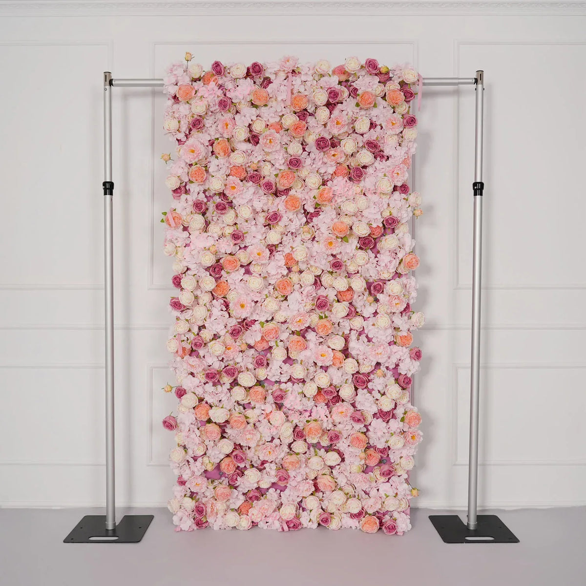 Uflower Flower Wall Pink Rose Floral Backdrop Wedding Party Proposal Decor SET80158 - Uflower