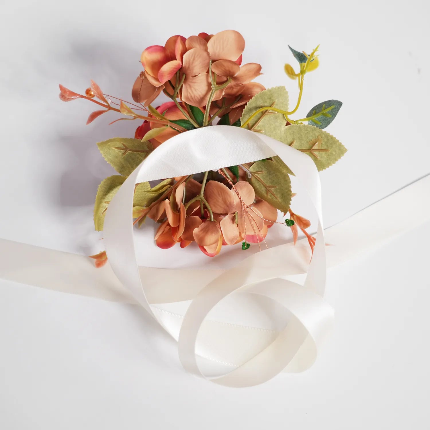 Uflower Wrist Corsages in Amber MG80006-05*6