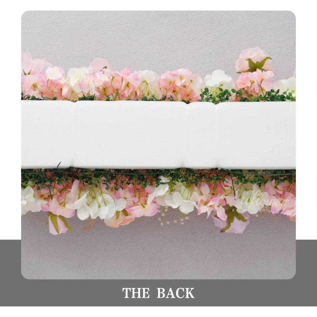 Uflower Pink Purple Rose Floral Door Arch Wedding Party Backdrop Decoration MC80127 - Uflower