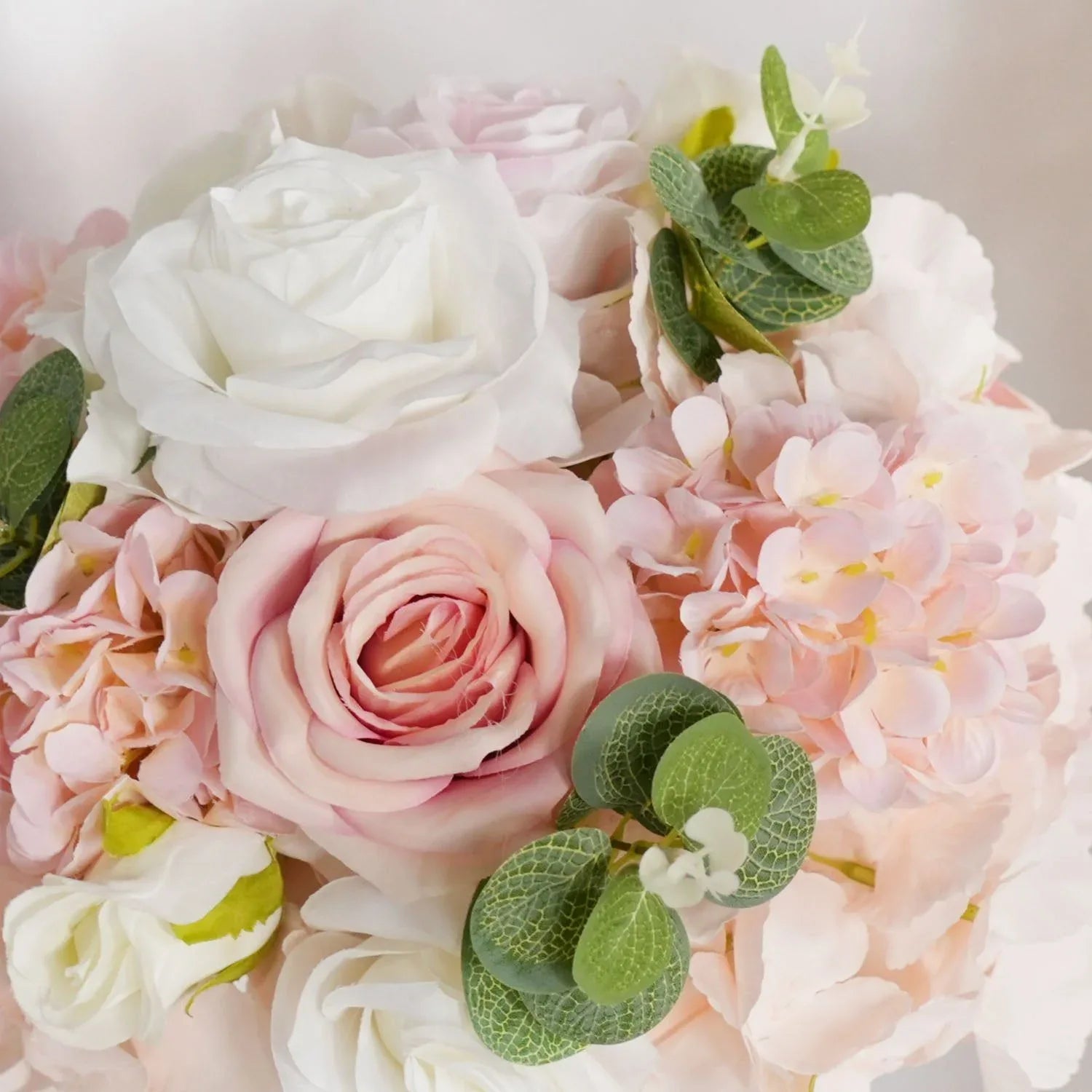 Uflower Pink Rose Table Runner Sofa Floral Wedding Backdrop Decor SET80096 - Uflower